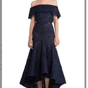 Bronx and Banco lace evening gown size s